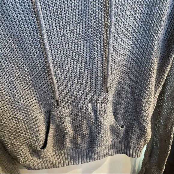 Abercrombie & Fitch Open Knit Pullover Hoodie - Picture 3 of 6